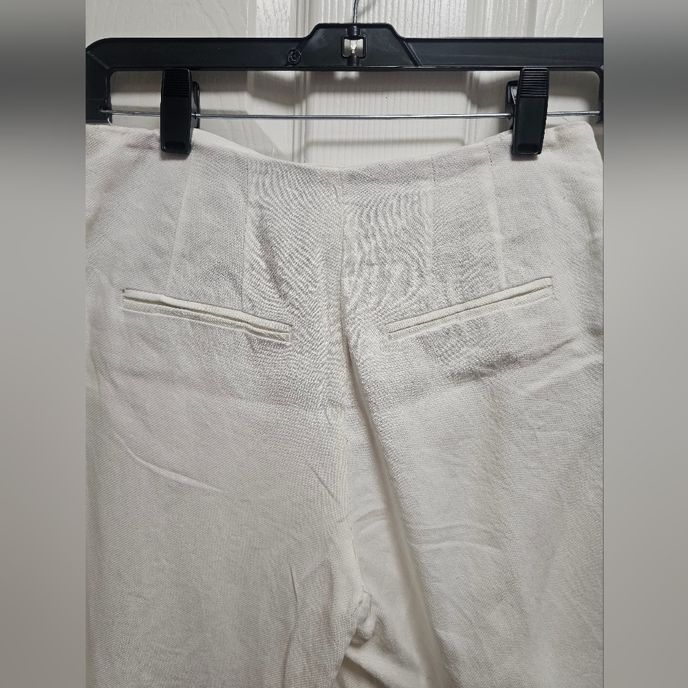 Zara Linen Pants XS Beige – NWT, Lightweight, Side Pockets Higt Weist - Picture 9 of 15